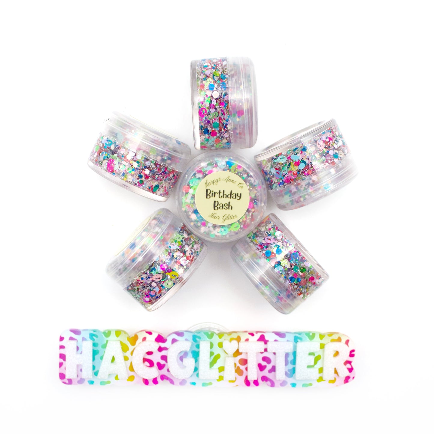 Birthday Bash Hair Glitter