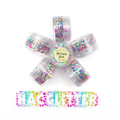 Birthday Bash Hair Glitter