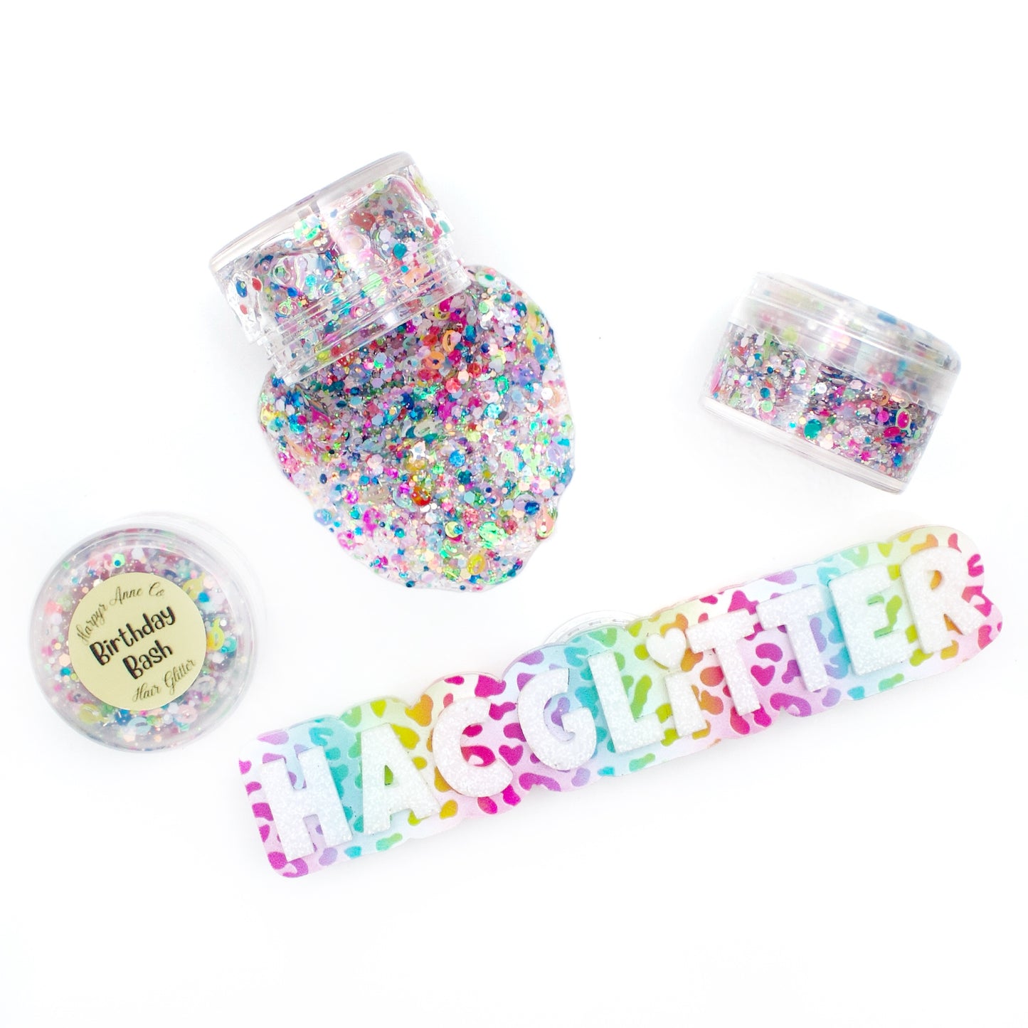 Birthday Bash Hair Glitter