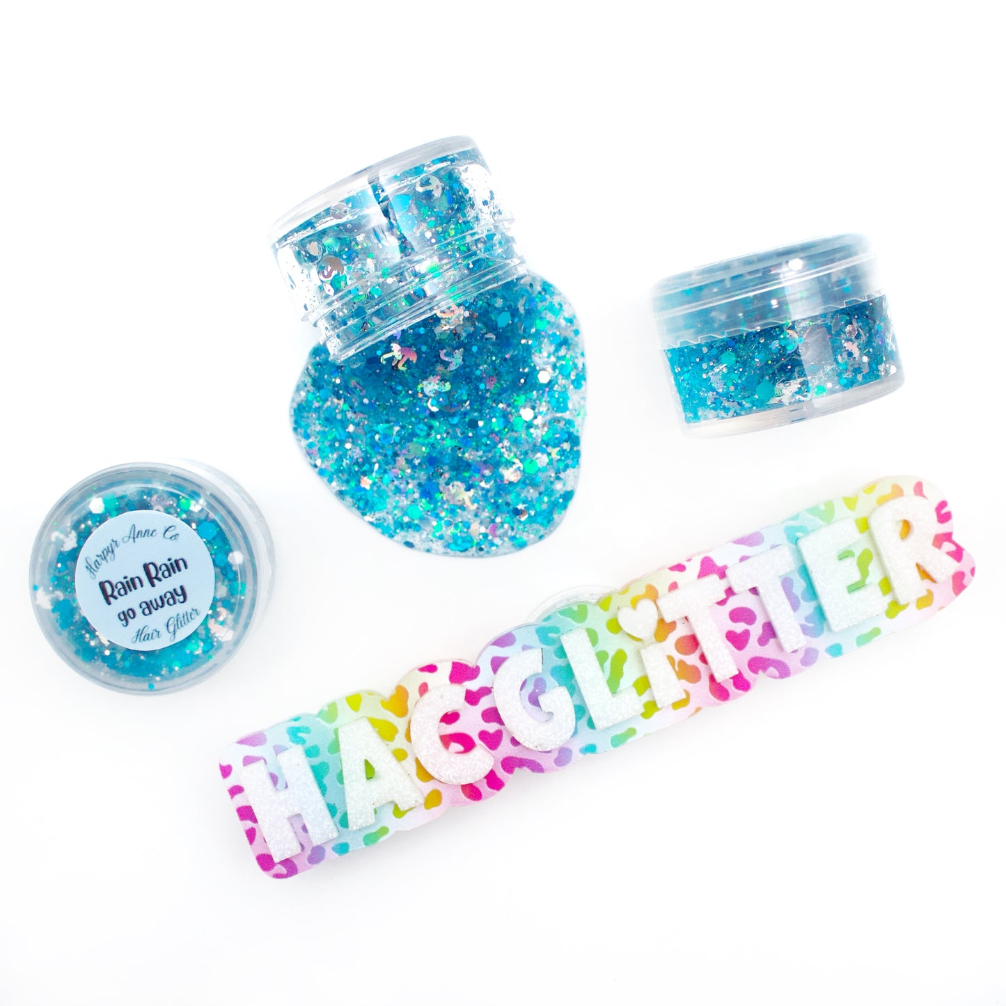 Rain Rain Go Away Hair Glitter