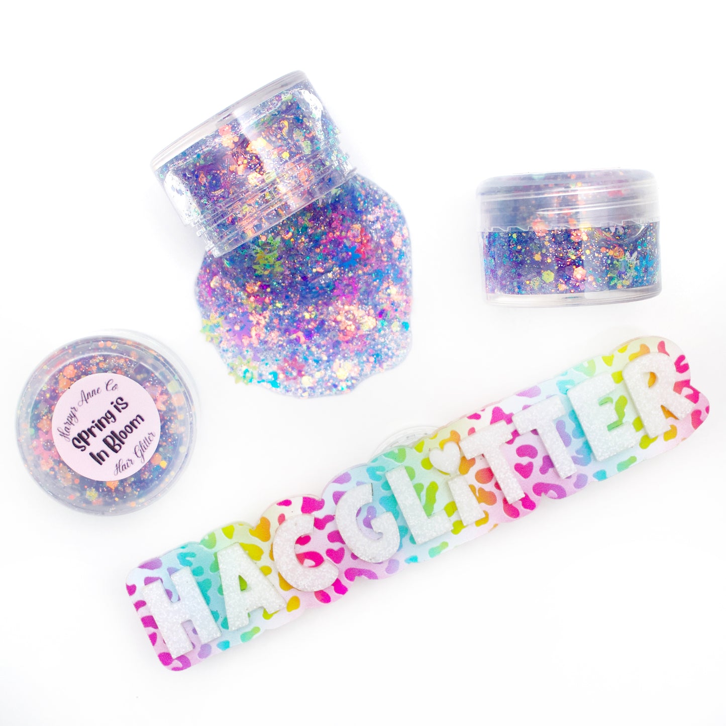 Spring is in Bloom Hair Glitter