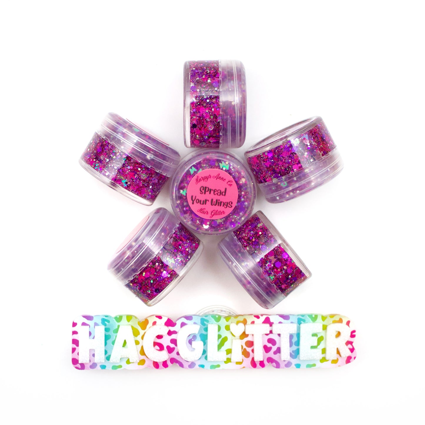 Spread Your Wings Hair Glitter