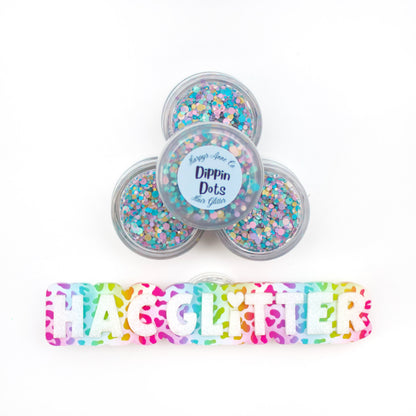 Dippin Dots Hair Glitter