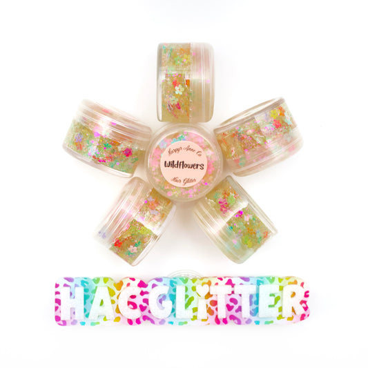 Wildflower Hair Glitter