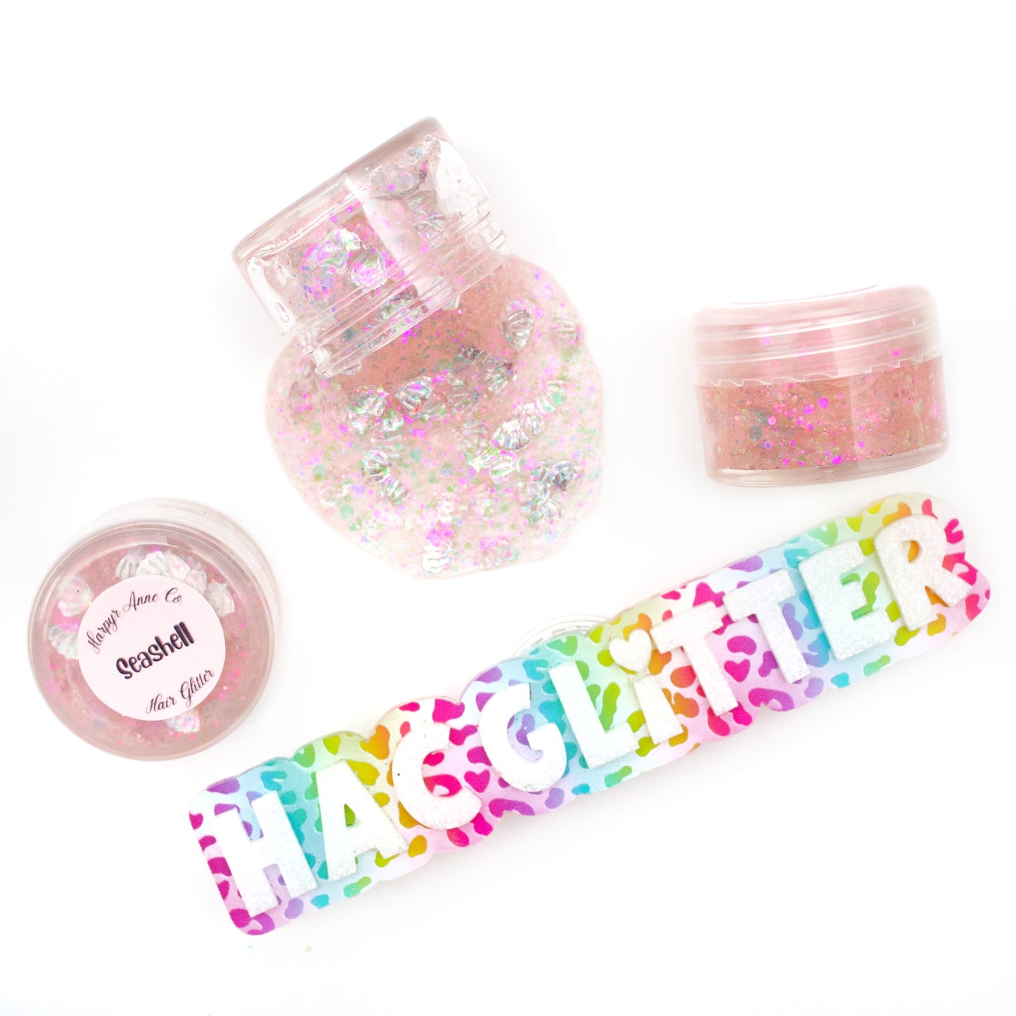 Seashell Hair Glitter