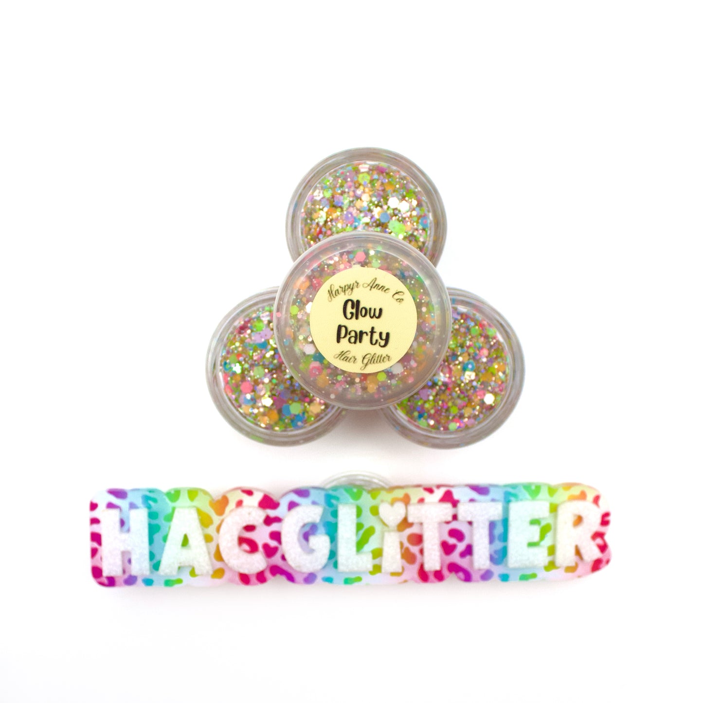 Glow Party Hair Glitter