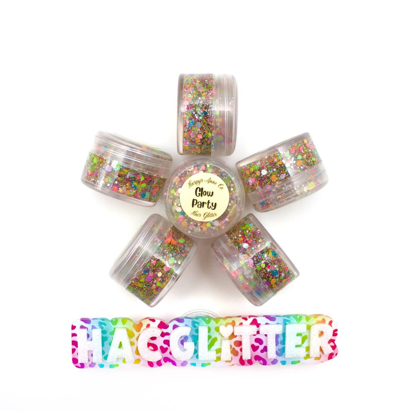 Glow Party Hair Glitter