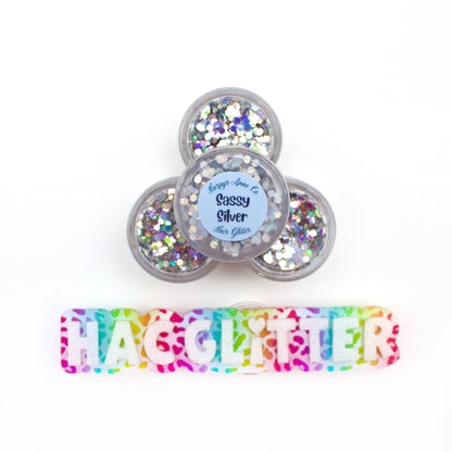 Sassy Silver Hair Glitter