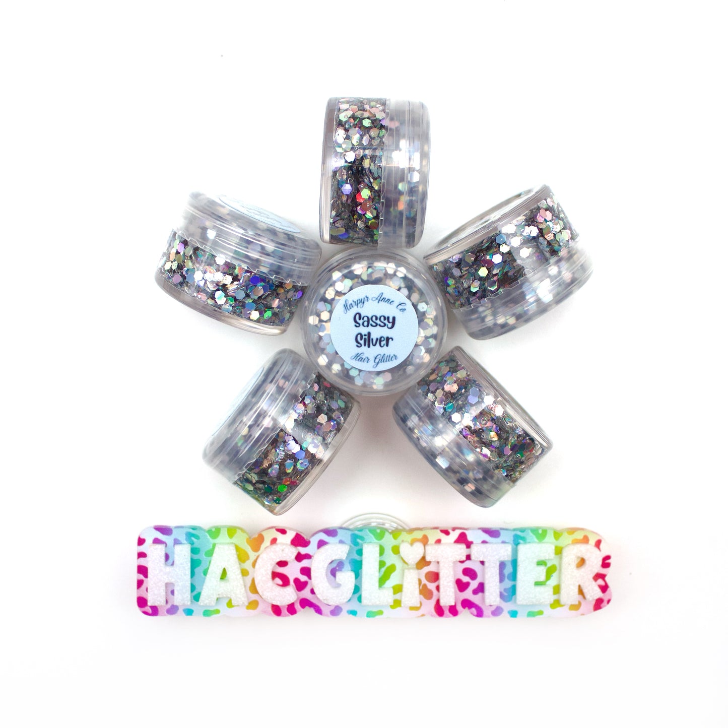 Sassy Silver Hair Glitter