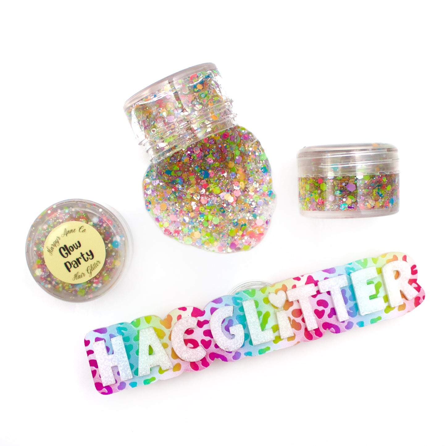 Glow Party Hair Glitter