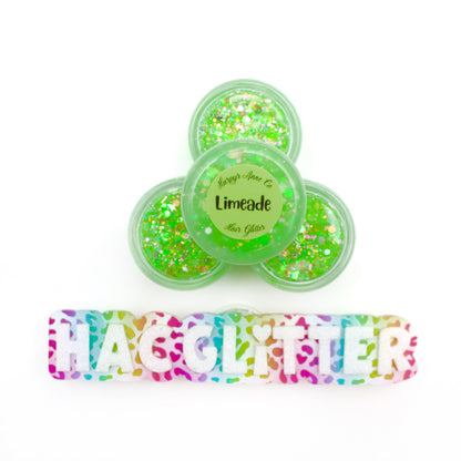 Limeade Hair Glitter