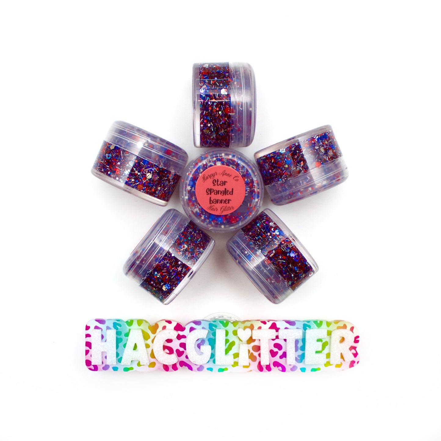 Star Spangled Banner Hair Glitter