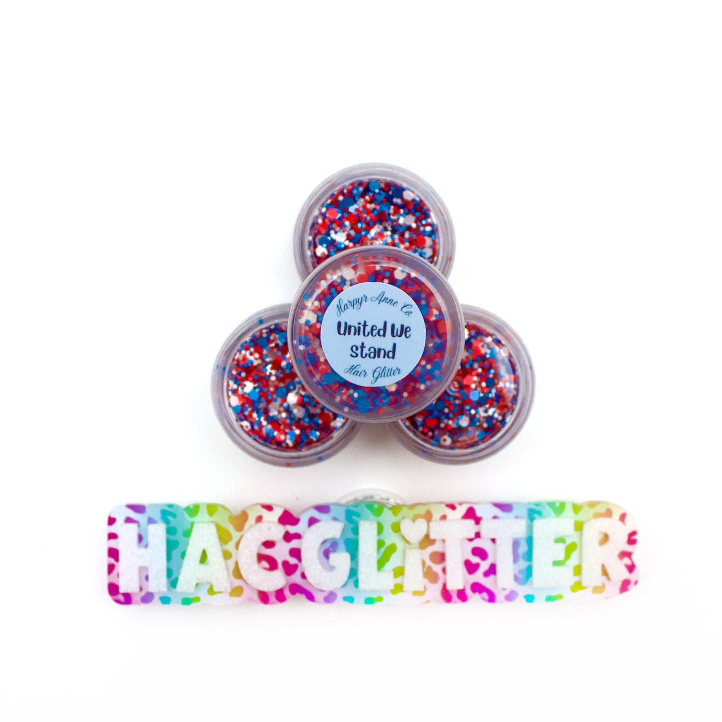 United We Stand Hair Glitter