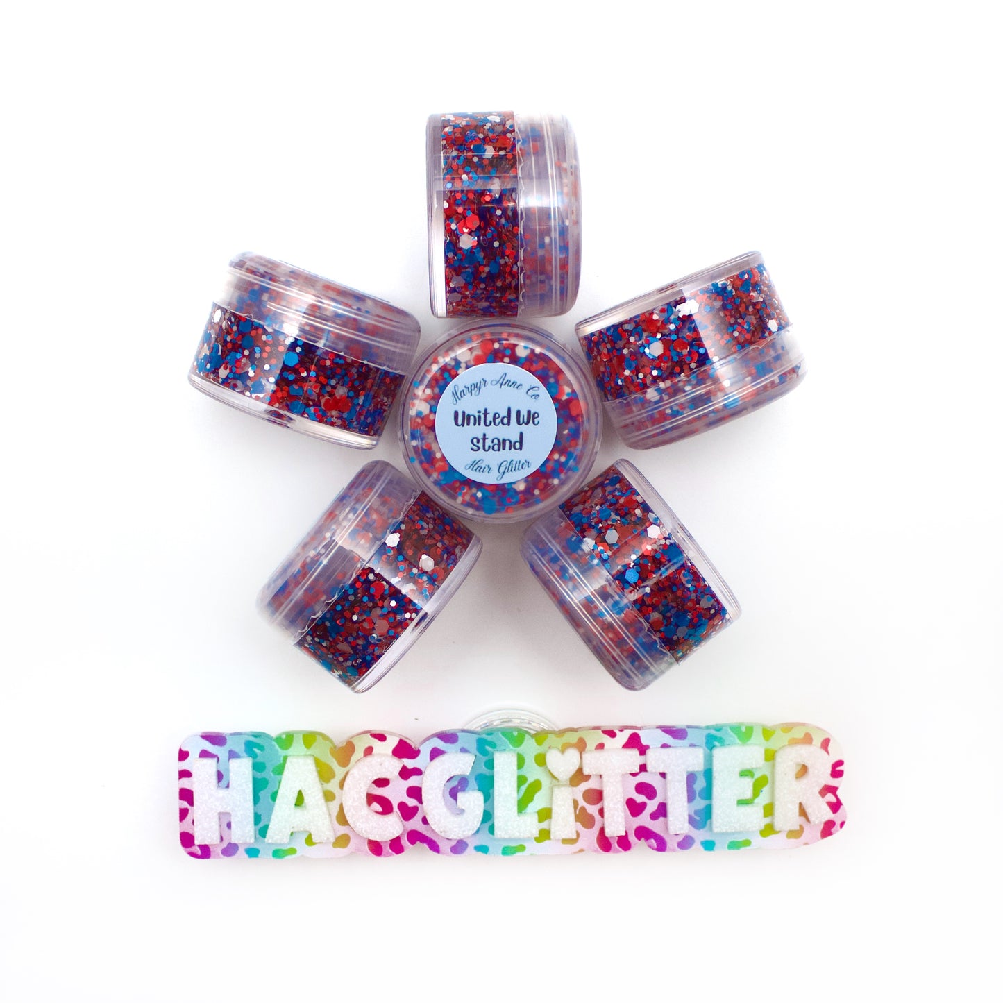 United We Stand Hair Glitter