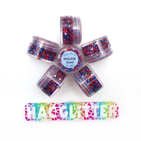 United We Stand Hair Glitter
