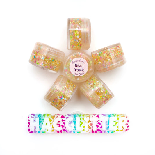 Neon Frenzie Hair Glitter