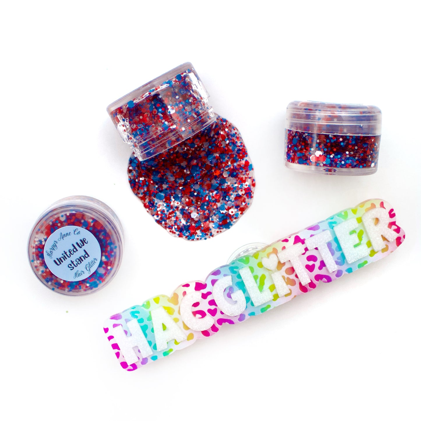 United We Stand Hair Glitter