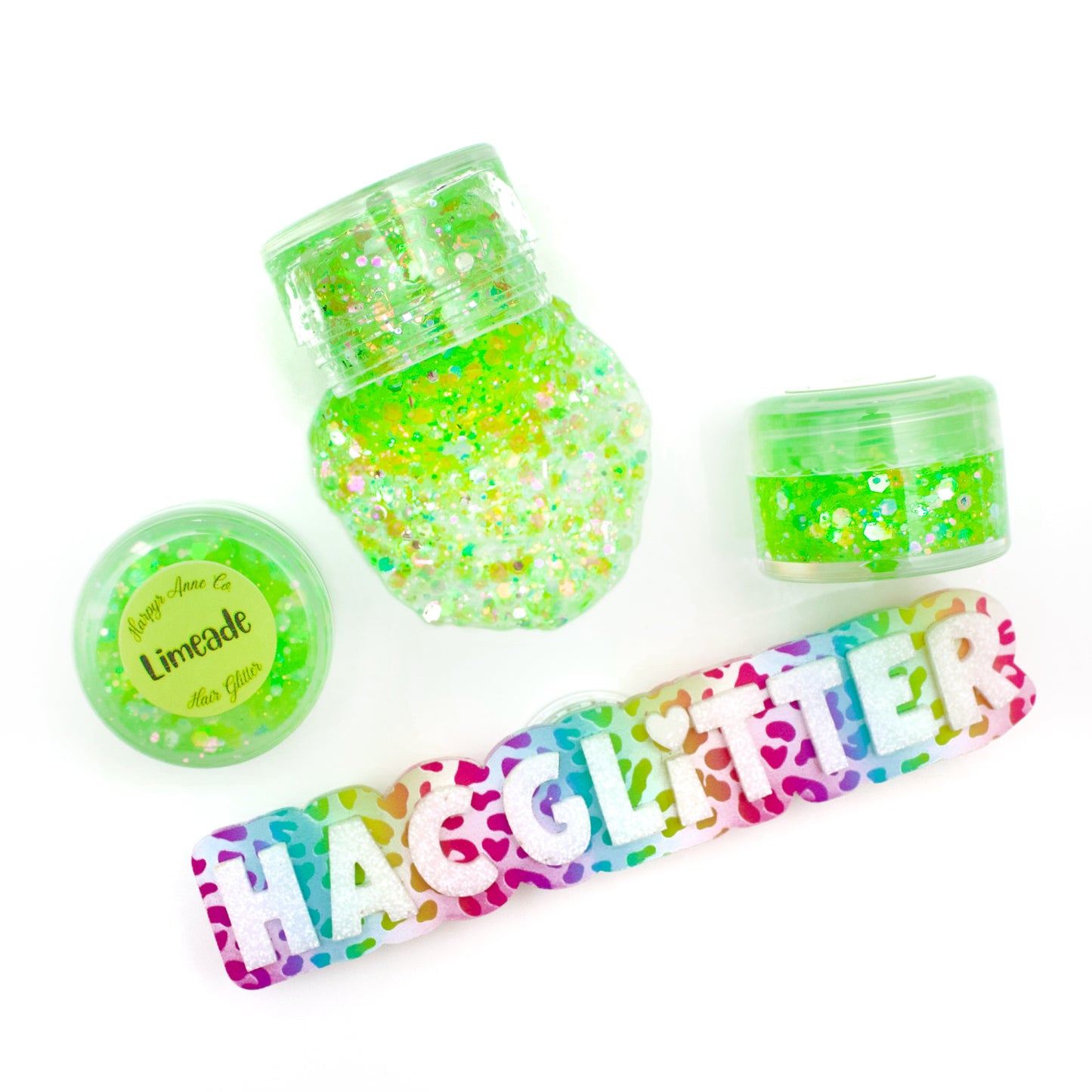 Limeade Hair Glitter