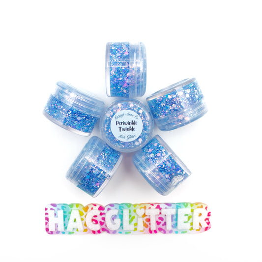 Periwinkle Twinkle Hair Glitter
