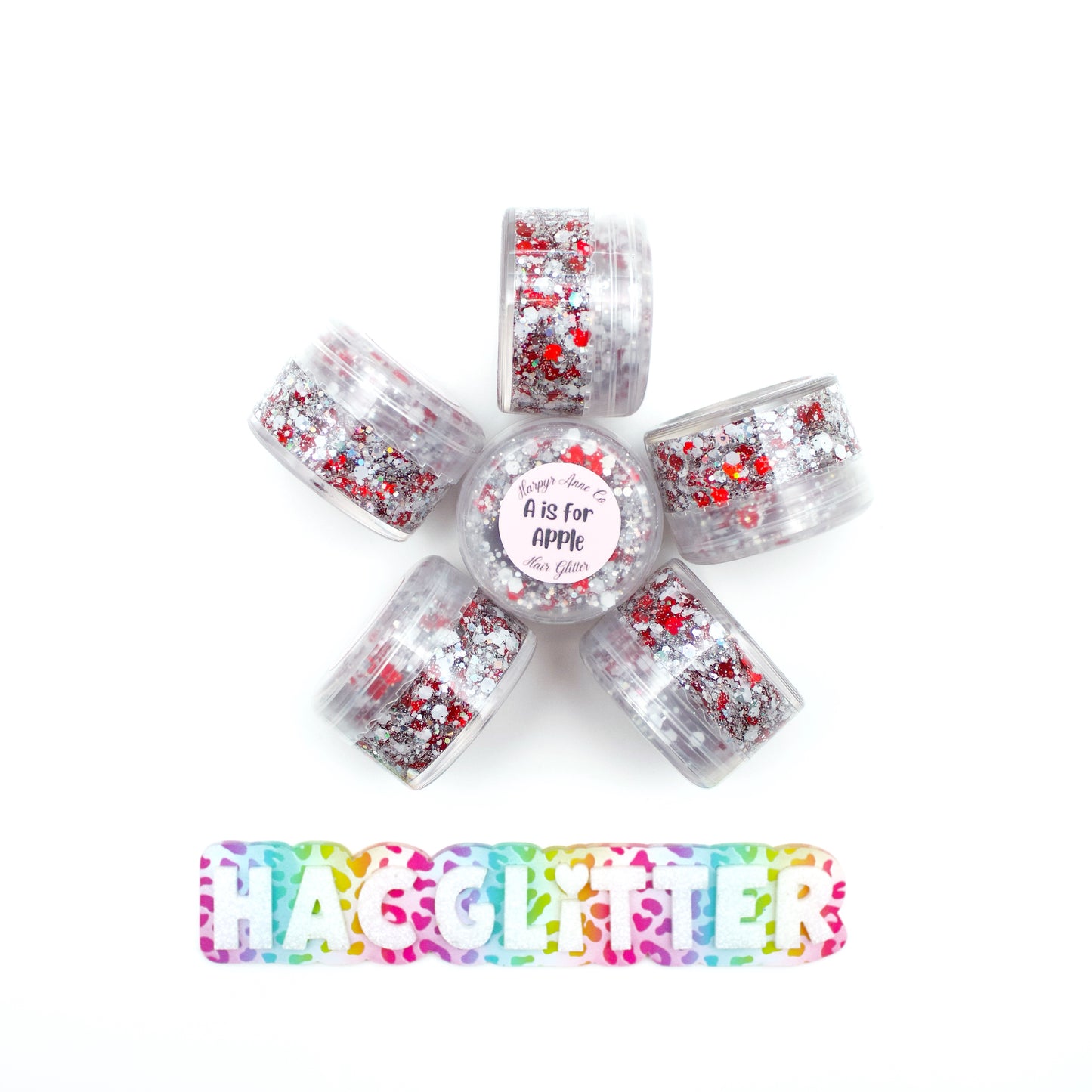 A is for Apple Hair Glitter
