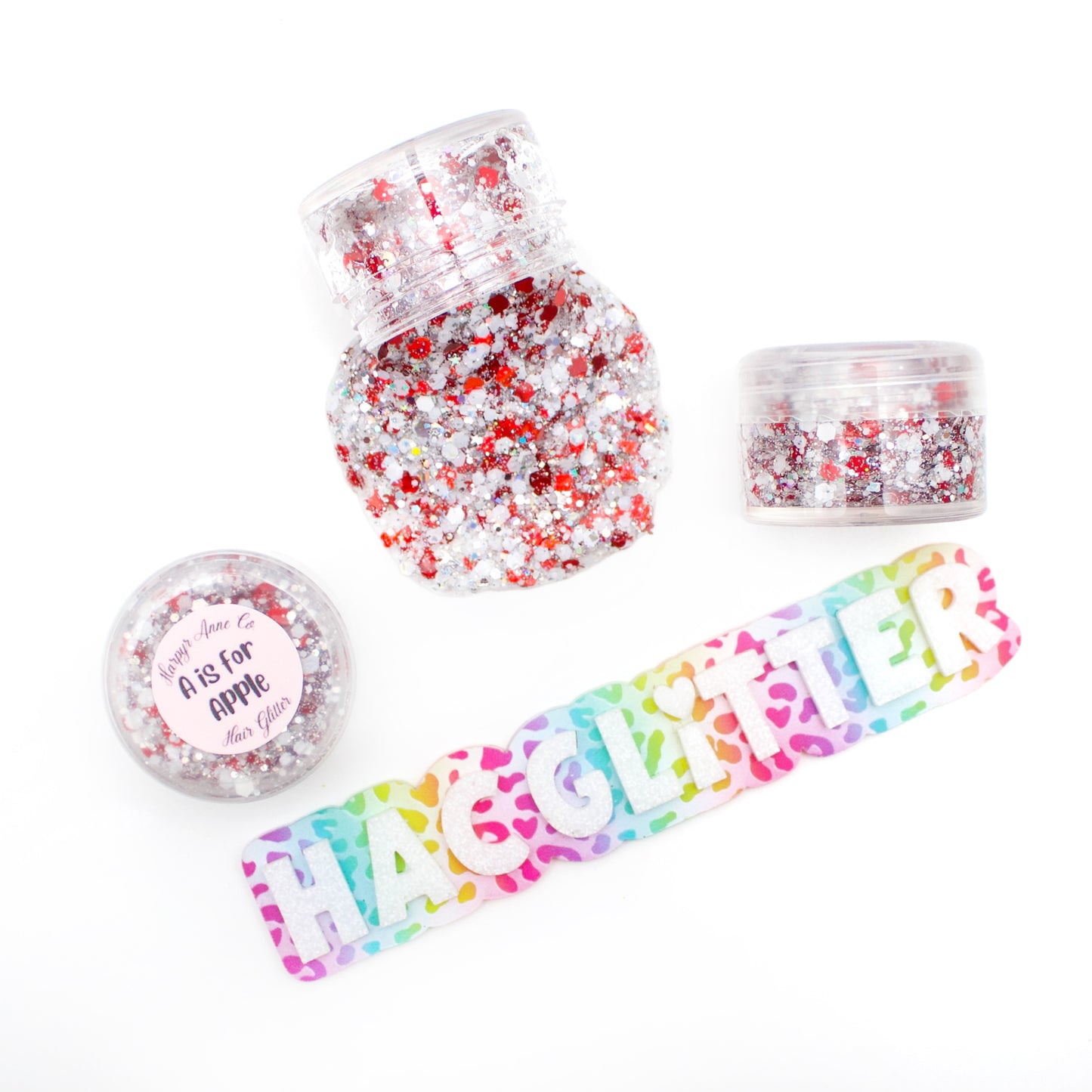 A is for Apple Hair Glitter