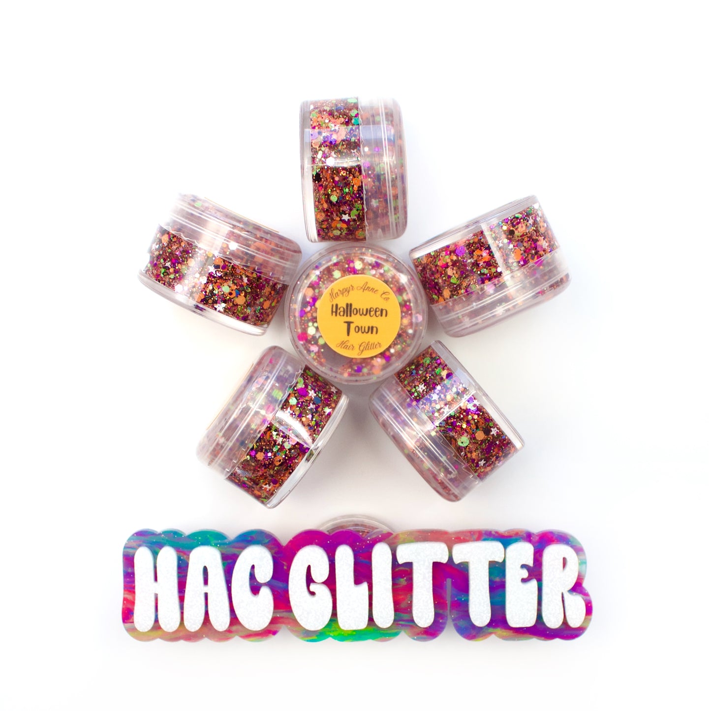 Halloween Town Hair Glitter