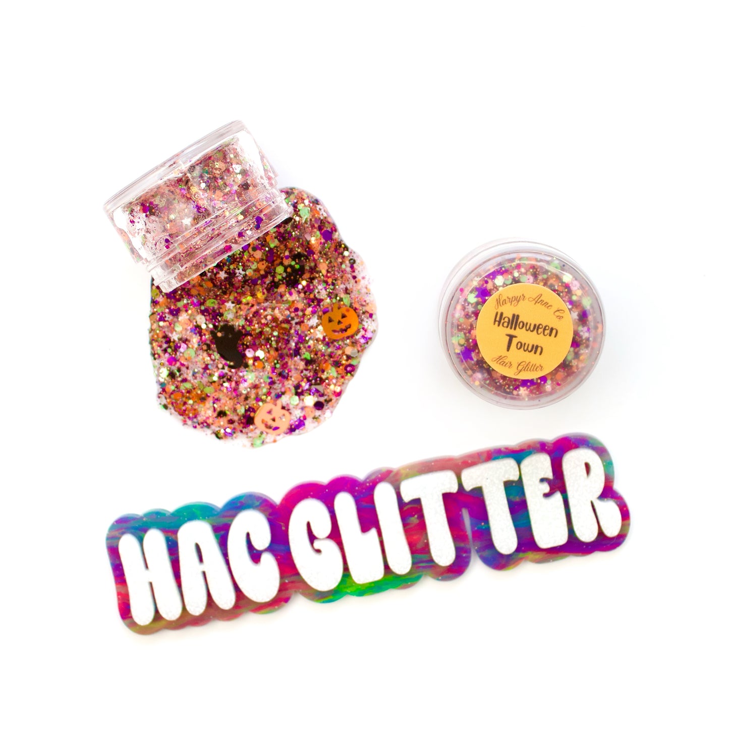 Halloween Town Hair Glitter