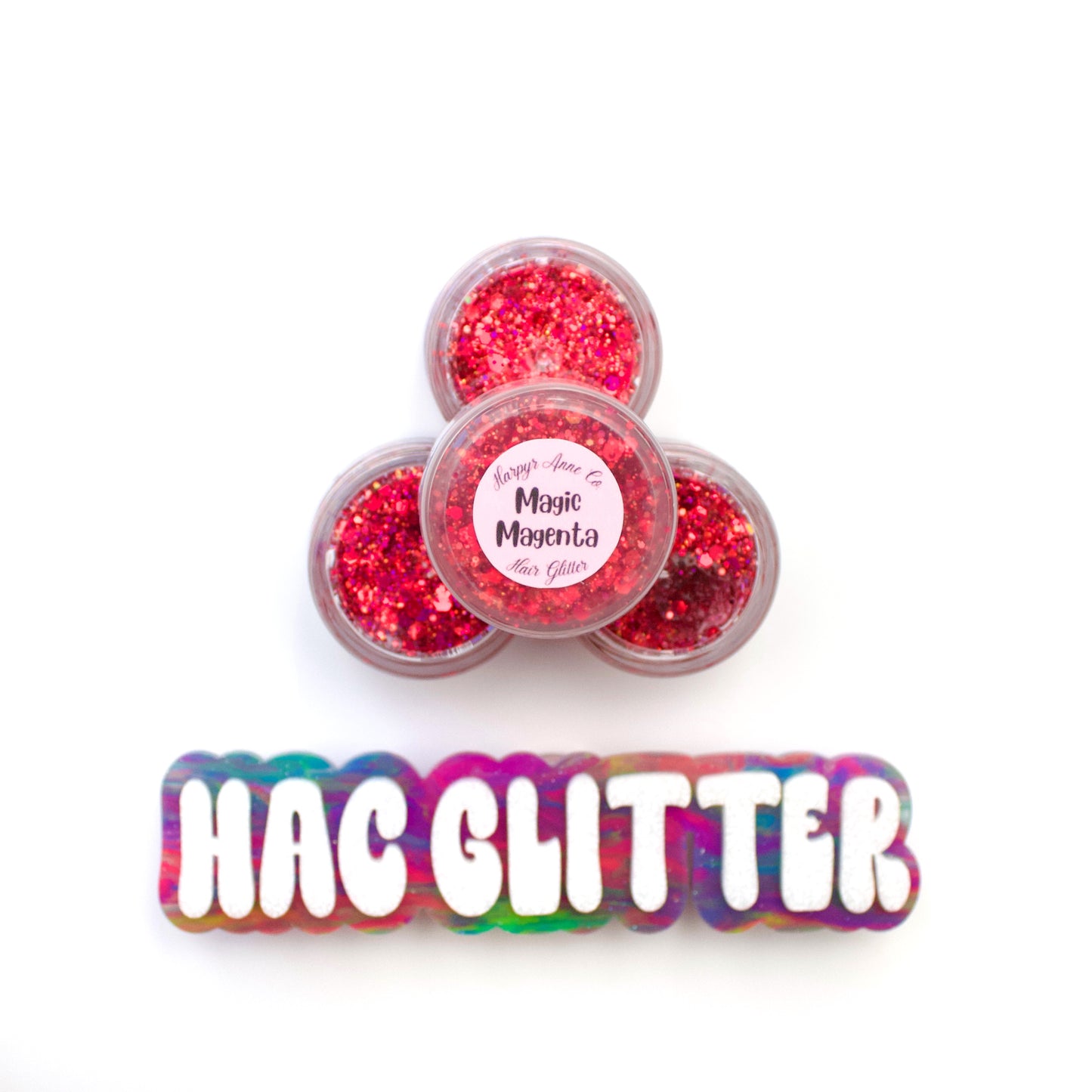 Magic Magenta Hair Glitter