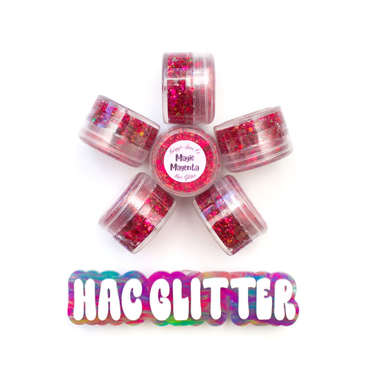 Magic Magenta Hair Glitter