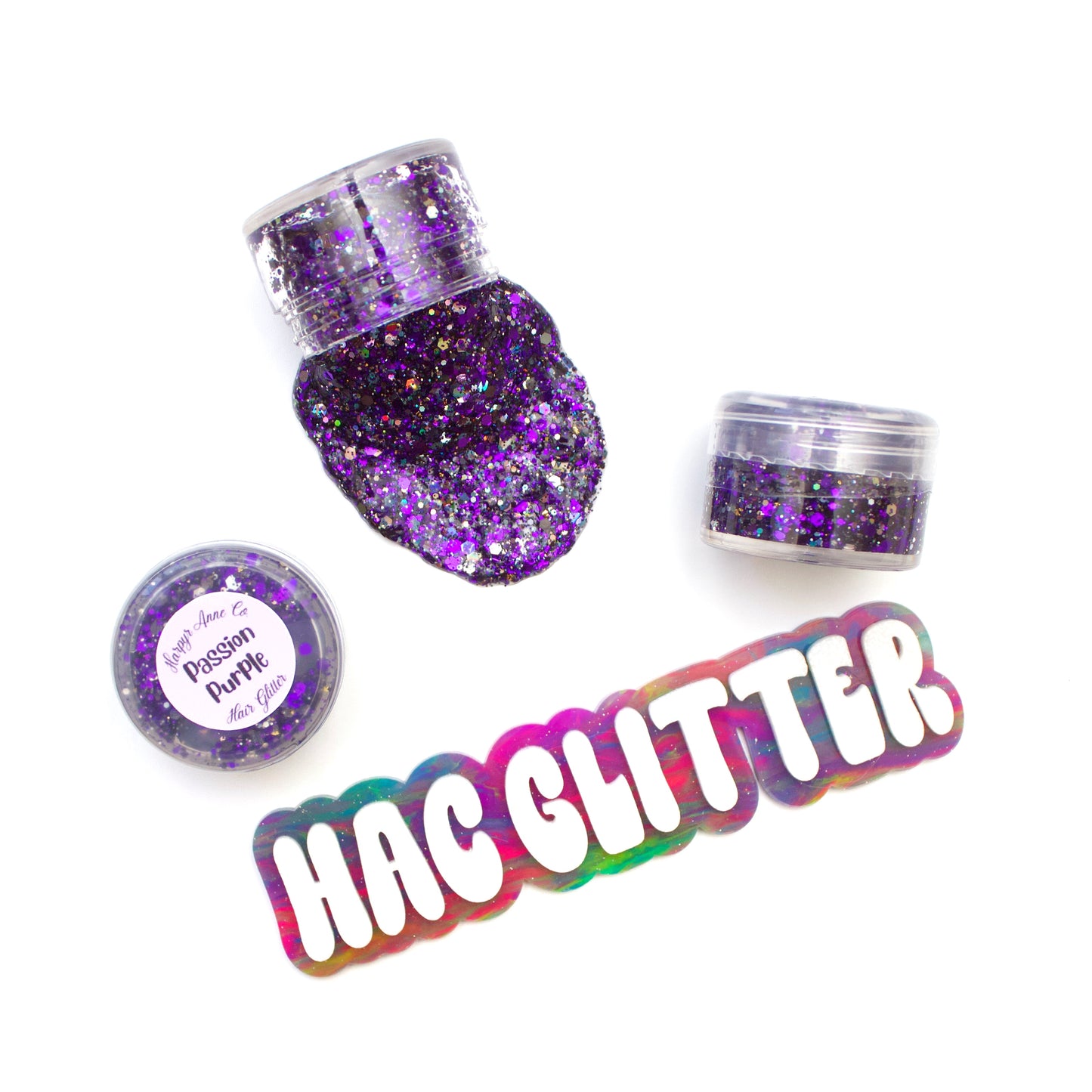 Passion Purple Hair Glitter