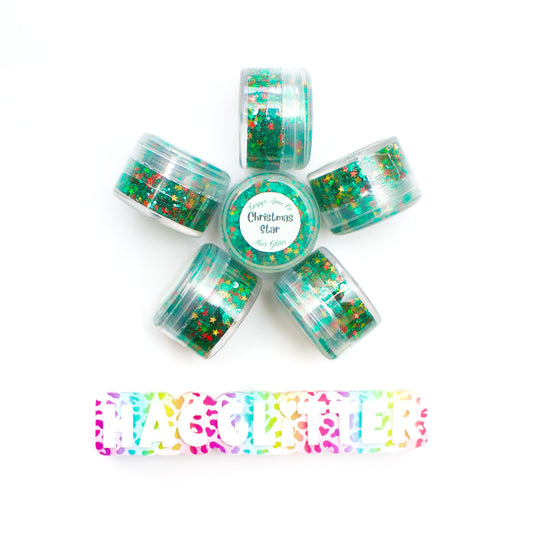 Christmas Star Hair Glitter