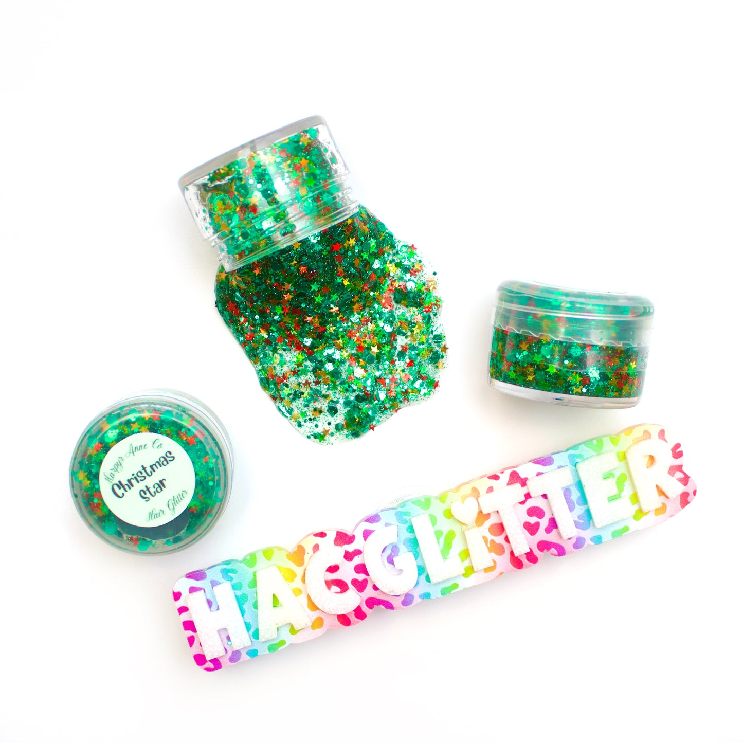 Christmas Star Hair Glitter