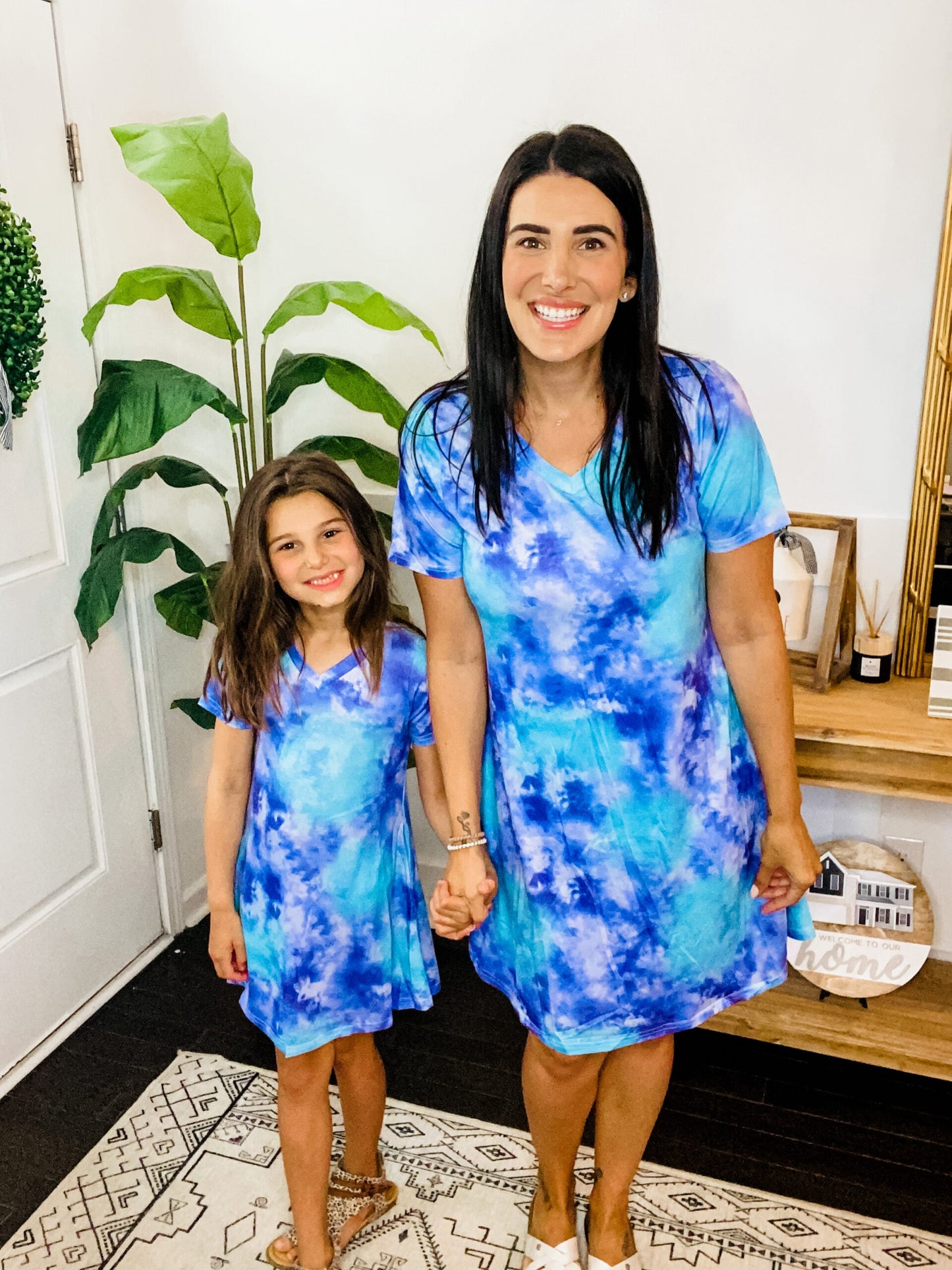 Heather Matching Dress-#2 Tie Dye