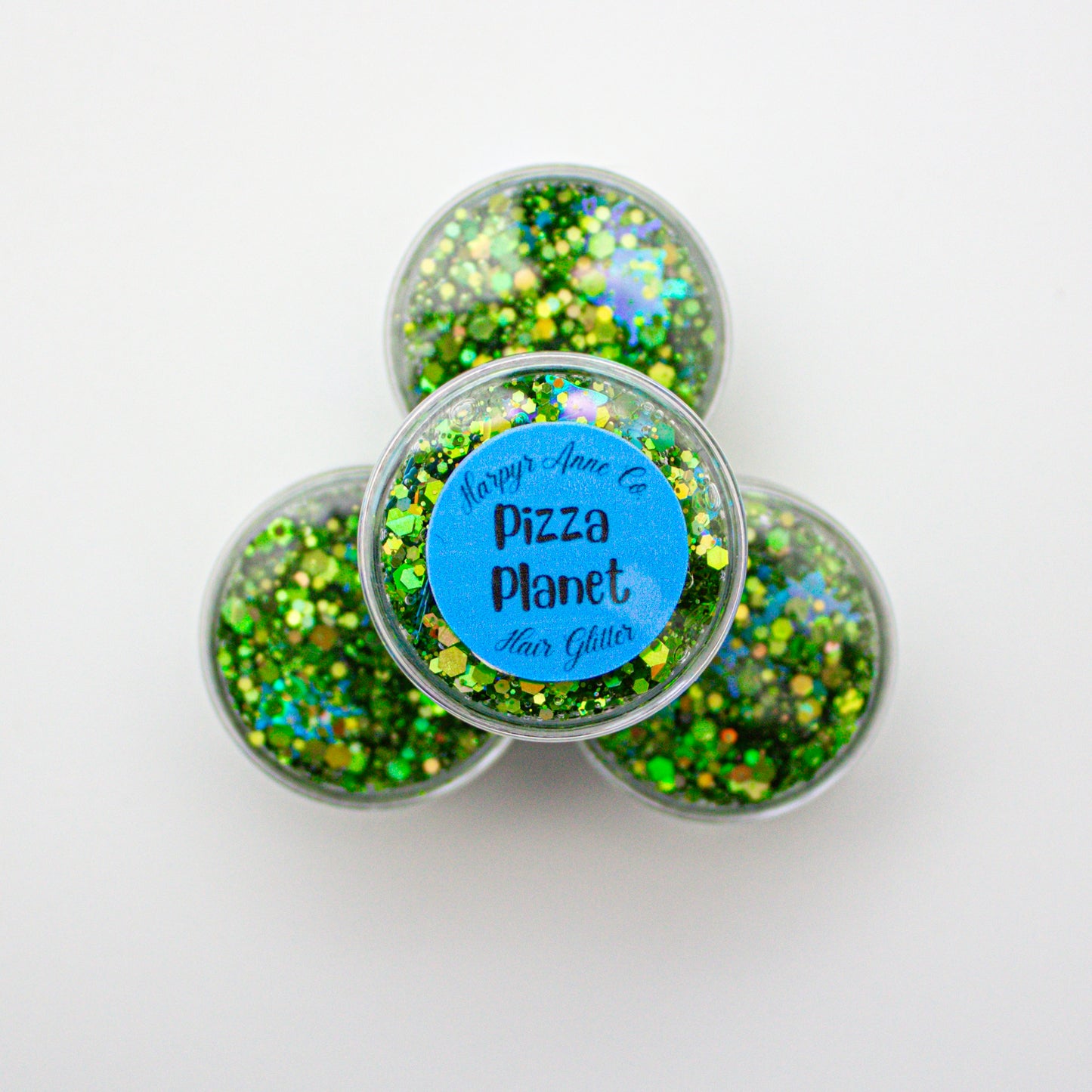 Pizza Planet Hair Glitter