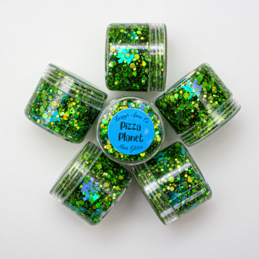 Pizza Planet Hair Glitter