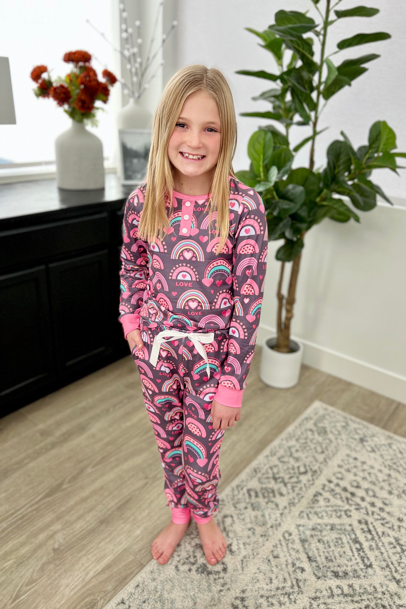 Preorder:Matching V-Day PJ Set-#3-Rainbow