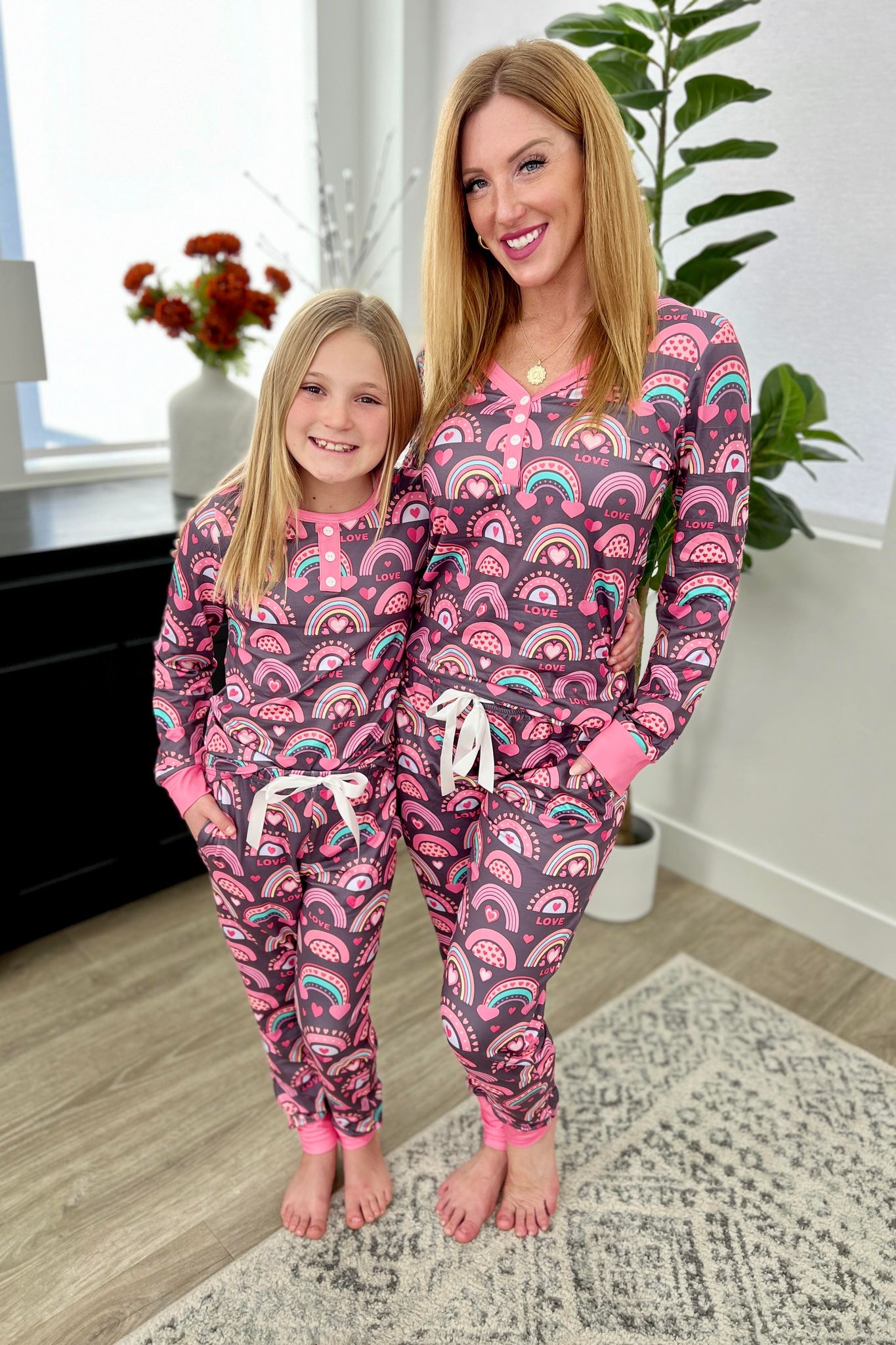 Preorder:Matching V-Day PJ Set-#3-Rainbow