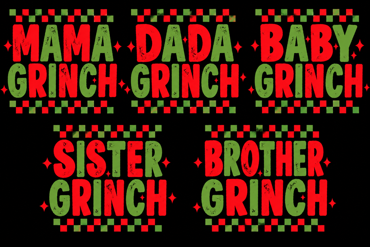 Mean One Family Pajamas
