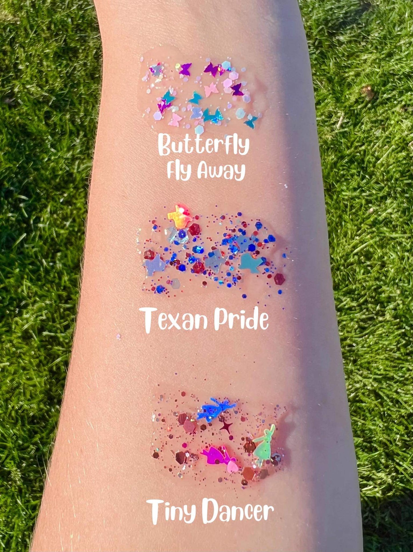 Texan Pride Hair Glitter