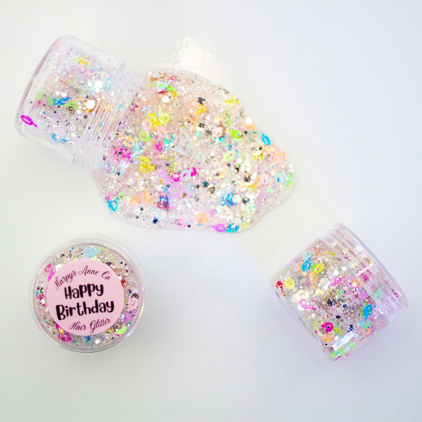 Happy Birthday Hair Glitter