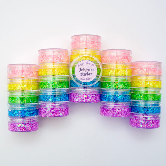 Jellybean Hair Glitter Stack