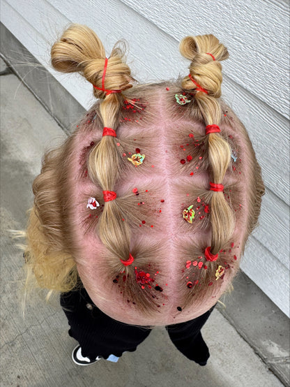 Hawaiian Rollercoaster Ride Hair Glitter
