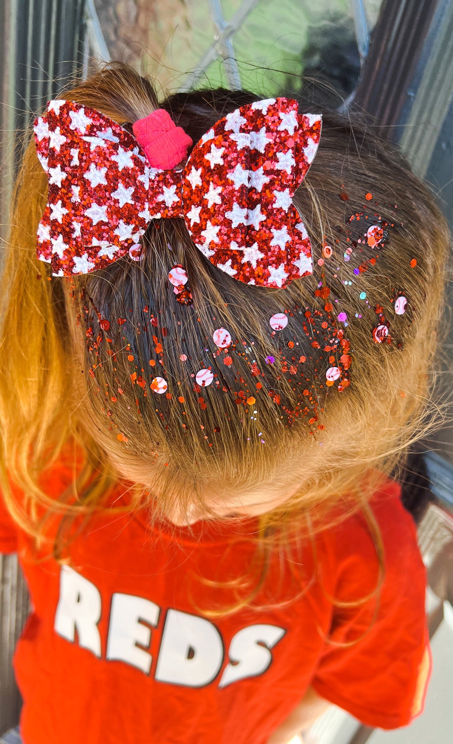 Custom Baseball Hair Glitter- SINGLE COLOR