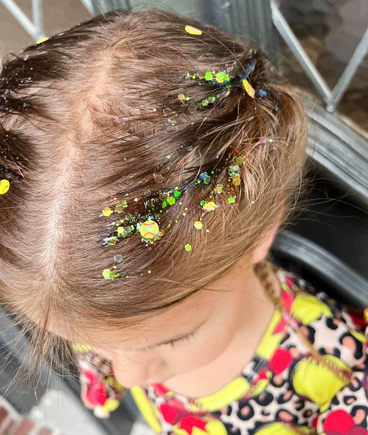 Custom Softball Hair Glitter- SINGLE COLOR