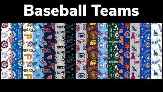 Baseball Teams Blanket pt. 2